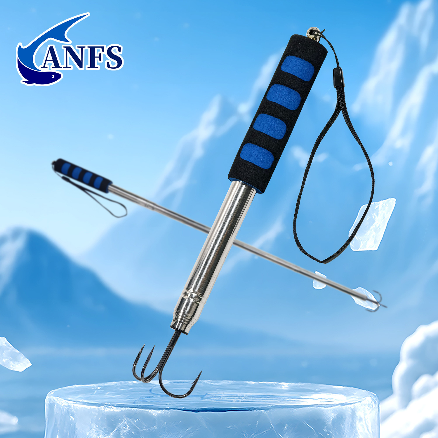 Ice Fishing Tip Up - ANFS 1 adet Paslanmaz Çelik Üçlü