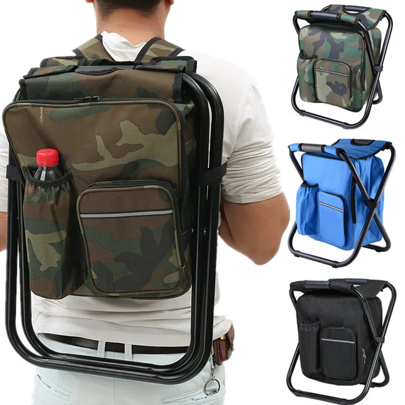Fishing Equipment Bag - 2'si 1 Arada Katlanır Balıkçılık Sandalye