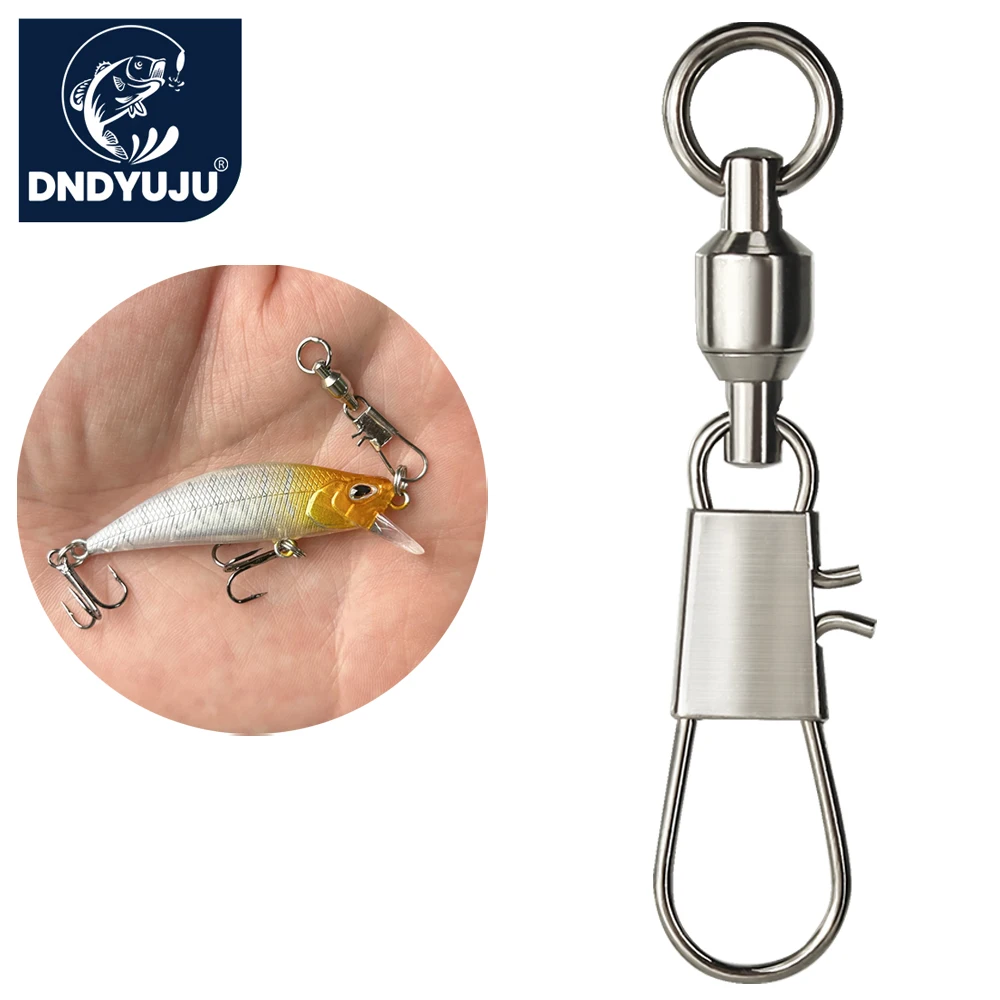 Fishing Equipment Cheap - DNDYUJU 50 adet Balıkçılık Fırdöndüleri Bilyalı