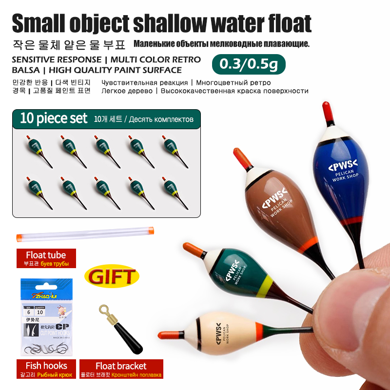 10 adet balsa ahşap yüzen + 1  - Fishing Equipment Bag incelemesi ve fiyatı