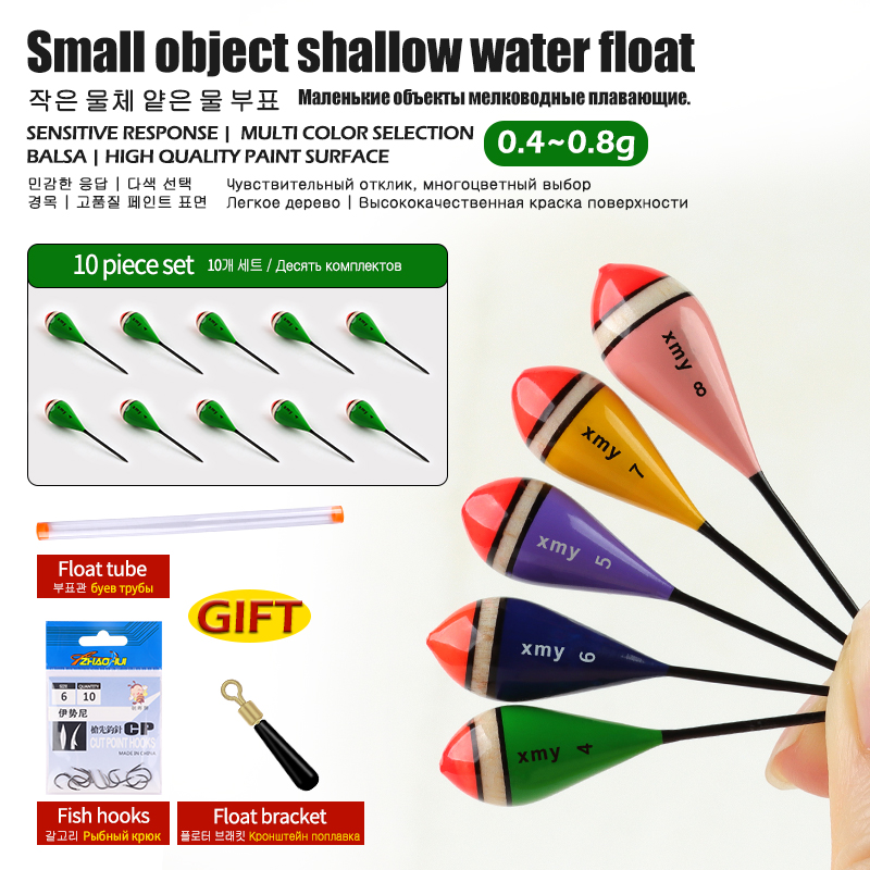 10 adet balsa ahşap şamandıral - Fishing Equipment Bag incelemesi ve fiyatı