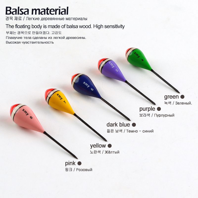 10 adet balsa ahşap şamandıral - Fishing Equipment Bag incelemesi ve fiyatı
