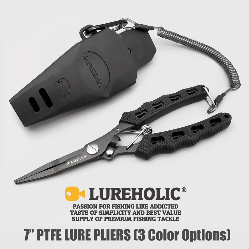Lureholic 7 ”PTFE kaplı cazibe - Fishing Equipment Cheap incelemesi ve fiyatı